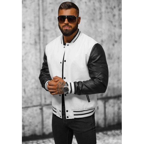 J.Style Odinė Striukė Vyrams Black White 11Z8068