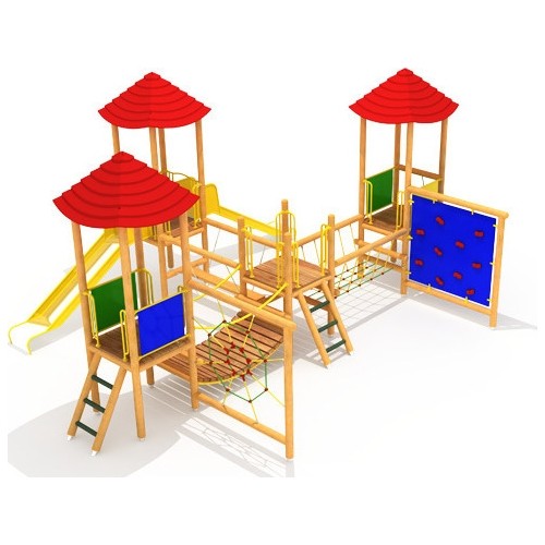 Drewniany plac zabaw dla dzieci Model 0505A