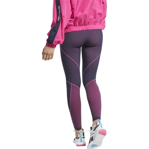 Legginsy damskie Reebok Wor Myt Seamless fioletowe GE3333