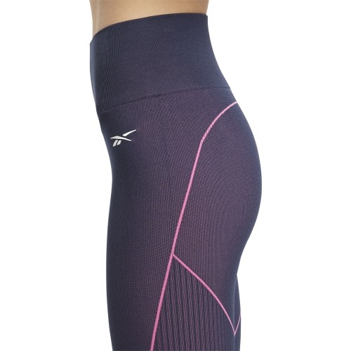 Legginsy damskie Reebok Wor Myt Seamless fioletowe GE3333