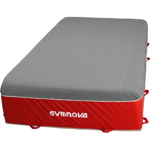 Blok do lądowania – duża mata komfortowa – pokrowiec z PVC i dżerseju – 350 x 200 x 65 cm
