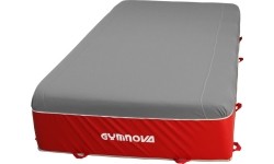 Blok do lądowania – duża mata komfortowa – pokrowiec z PVC i dżerseju – 350 x 200 x 65 cm