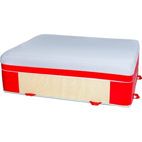 Blok do lądowania – mała mata komfortowa – pokrowiec z PVC i dżerseju – 200 x 150 x 65 cm