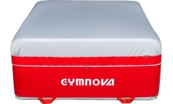 Blok do lądowania – mała mata komfortowa – pokrowiec z PVC i dżerseju – 200 x 150 x 65 cm