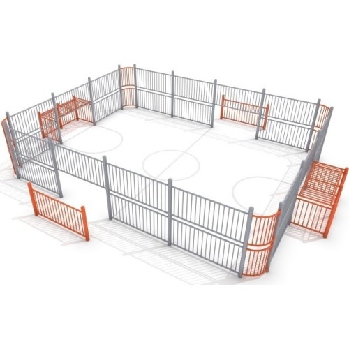 Ogrodzenie boiska do piłki nożnej Inter-Play 3 (9x7m)