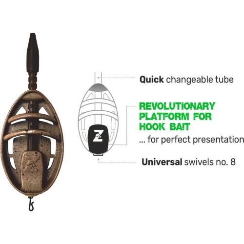 ZFISH Method Feeder Set ZFX 30,40g+Forma