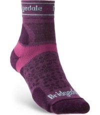 Skarpety Bridgedale TrailRun Merino, fioletowe