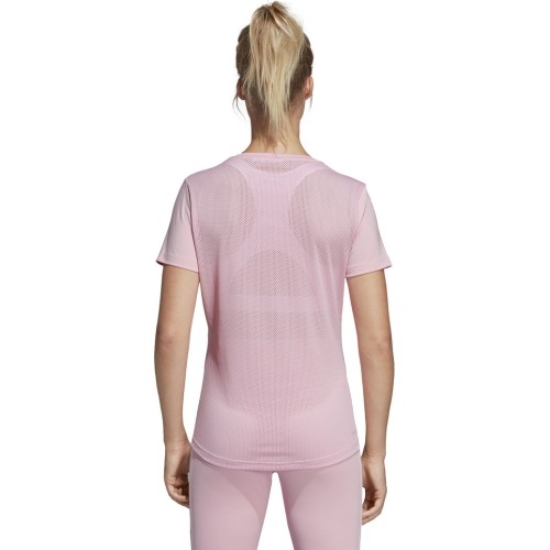 Koszulka damska Adidas W D2m Lo Tee Pink DU2081