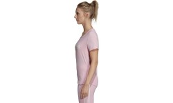 Koszulka damska Adidas W D2m Lo Tee Pink DU2081