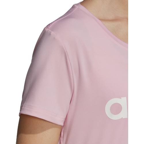Koszulka damska Adidas W D2m Lo Tee Pink DU2081