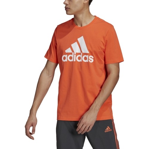 Koszulka męska Adidas M Bl Sj T, pomarańczowa GK9131