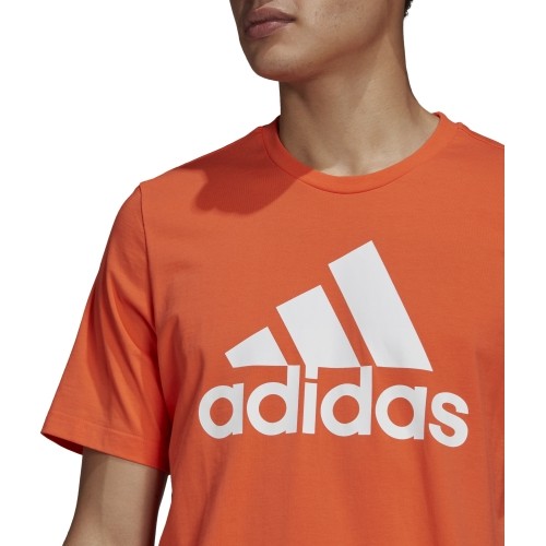 Koszulka męska Adidas M Bl Sj T, pomarańczowa GK9131