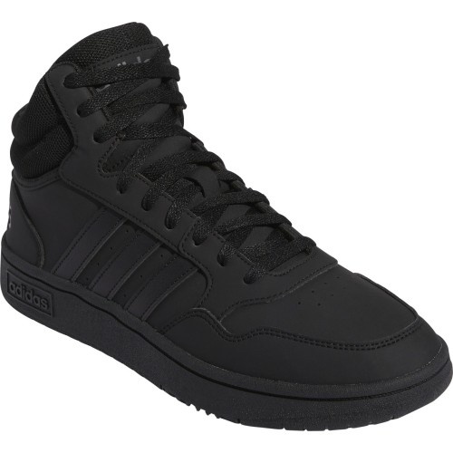 Adidas Shoes Men Hoops 3.0 Mid Black GV6683