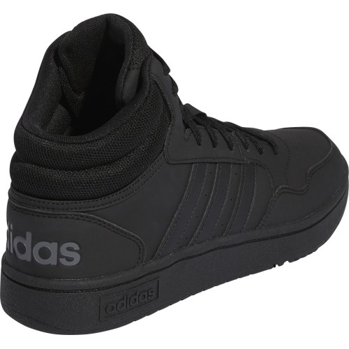 Adidas Shoes Men Hoops 3.0 Mid Black GV6683