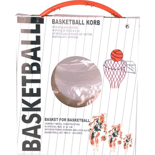 Obręcz do koszykówki Spartan, z siatką