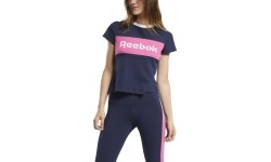 Reebok Te Linear Logo Deta Blue bluzka damska