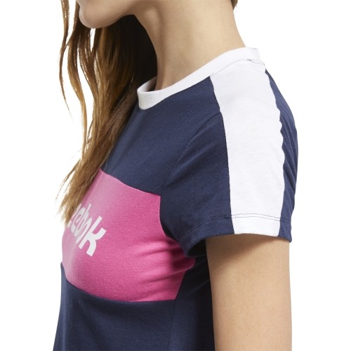 Reebok Te Linear Logo Deta Blue bluzka damska