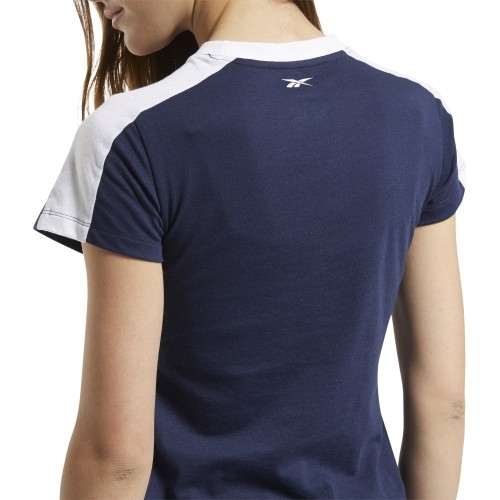 Reebok Te Linear Logo Deta Blue bluzka damska