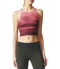 Bluzka Adidas Crop Graph Mlg Tactile Rose BQ5854