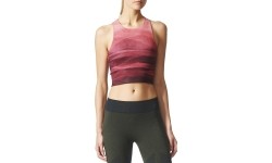 Bluzka Adidas Crop Graph Mlg Tactile Rose BQ5854