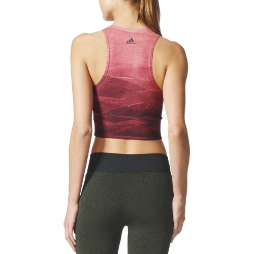 Bluzka Adidas Crop Graph Mlg Tactile Rose BQ5854