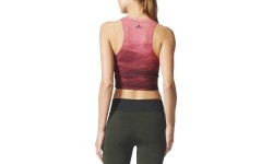 Bluzka Adidas Crop Graph Mlg Tactile Rose BQ5854