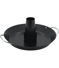 Stojak do grillowania kurczaka z patelnią