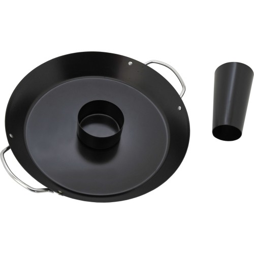 Stojak do grillowania kurczaka z patelnią