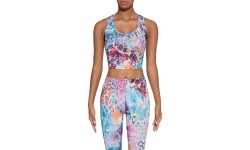 Damska koszulka fitness Bas Bleu Caty 30 - Multicolour