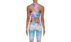 Damska koszulka fitness Bas Bleu Caty 30 - Multicolour