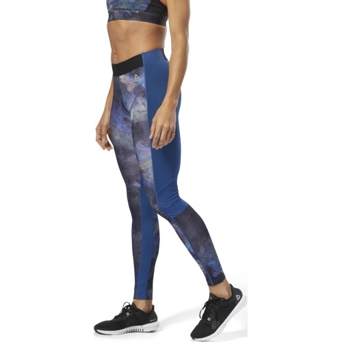 Legginsy damskie Reebok Os Comp Tights, Oil Blue D93890