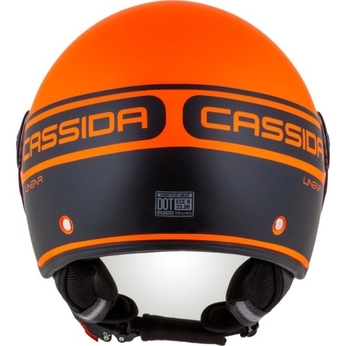 Kask motocyklowy Cassida Handy Plus Linear Pearl Matte Orange/Black