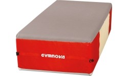 Blok do lądowania z pianki, pokrowiec PVC i jersey, 200 x 100 x 50 cm