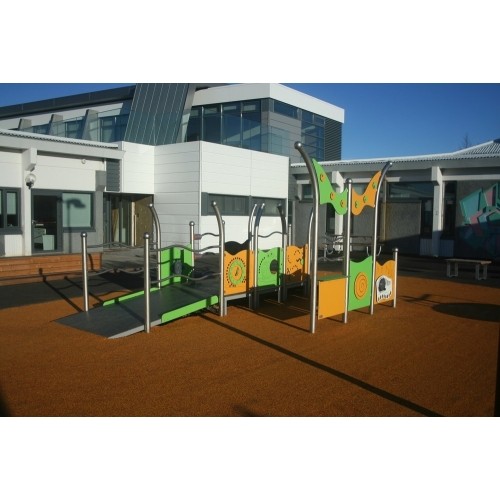 Zestaw na plac zabaw dla osób na wózkjach inwalidzkich Inter-Play Kajo 1