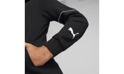 Puma Active Sports Full-Zip Hoodie bluza dla młodzieży czarna 670075 01
