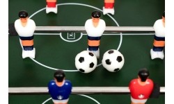 Mini piłkarzyki dla dzieci dwie piłki prowadnice