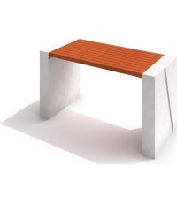 Betonowy stół Inter-Play Deco 01, biały