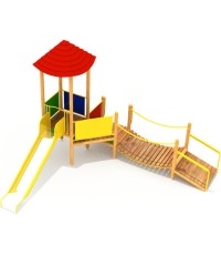 Drewniany plac zabaw dla dzieci Model 7-E