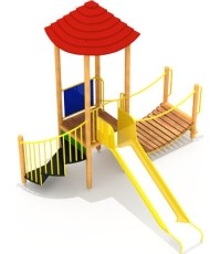 Drewniany plac zabaw dla dzieci Model 8-E