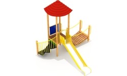 Drewniana platforma zabaw dla dzieci model 8-E