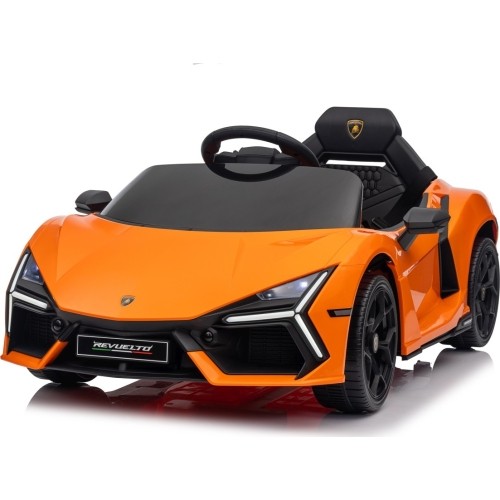 Pojazd elektryczny Lamborghini Revuelto, pomarańczowy
