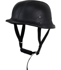 Motocyklowy kask otwarty retro Sodager ADH-011 - Czarny