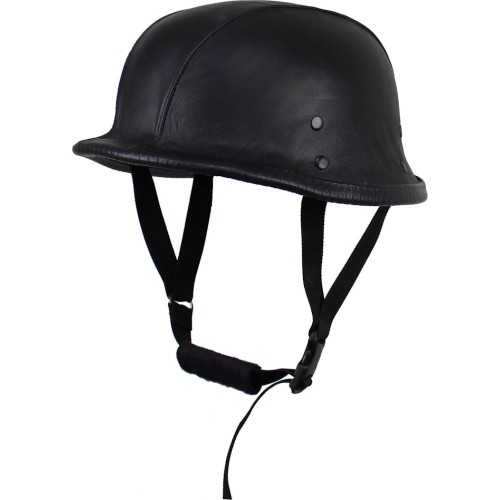 Motocyklowy kask otwarty retro Sodager ADH-011 - Czarny