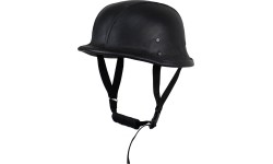 Motocyklowy kask otwarty retro Sodager ADH-011 - Czarny