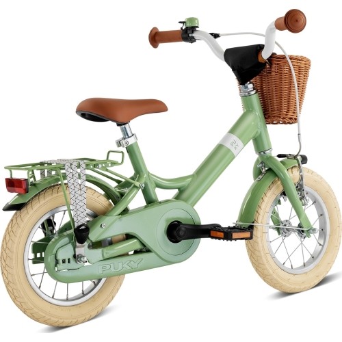 Rower PUKY Youke 12 Classic Alu, retro zielony