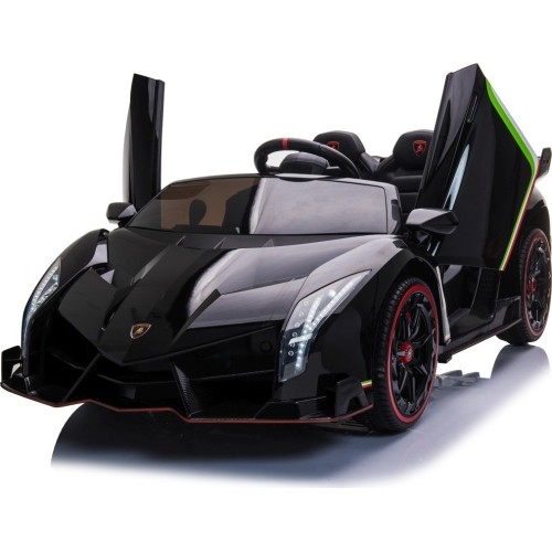 Pojazd elektryczny Lamborghini Veneno, czarny