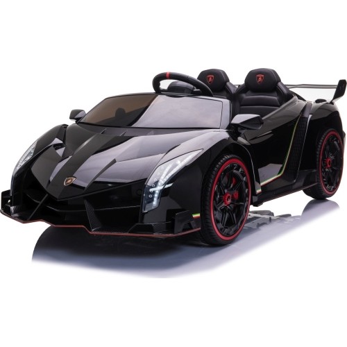 Pojazd elektryczny Lamborghini Veneno, czarny