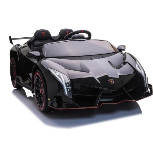 Pojazd elektryczny Lamborghini Veneno, czarny