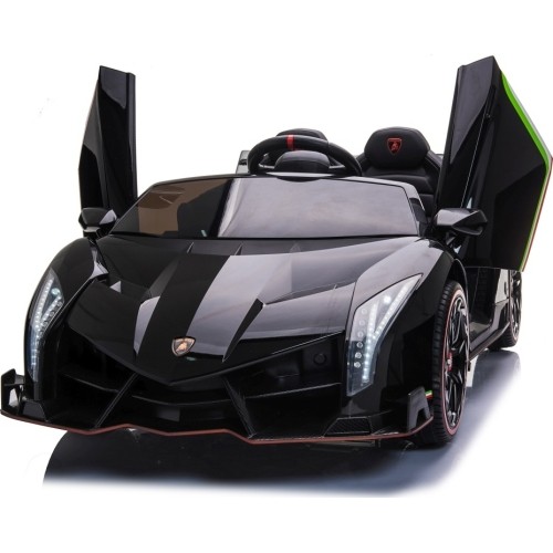 Pojazd elektryczny Lamborghini Veneno, czarny
