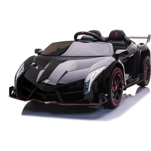 Pojazd elektryczny Lamborghini Veneno, czarny